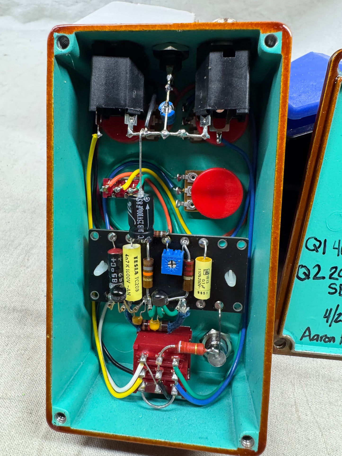 Heritage Effects Aaron Halverson Carne Cabeza De Lujo Premium Head Meat Meathead-style Silicon Fuzz Pedal with Box 2025 - Copper