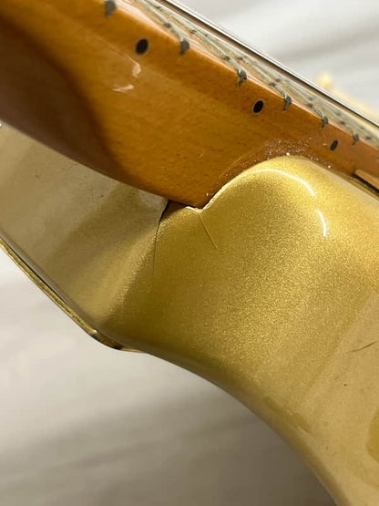 Fender 50th Anniversary Golden Stratocaster Strat Electric Guitar - Image 21
