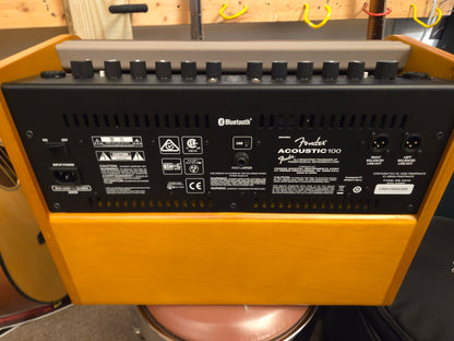 Fender Acoustic 100 2-Channel 100-Watt 1x8" Acoustic Guitar Amp 2017 - Present - Natural Blonde - Local Pickup Only