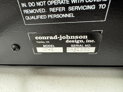 Conrad-Johnson EF-1 ef1 Phono Stage Preamplifier with Box