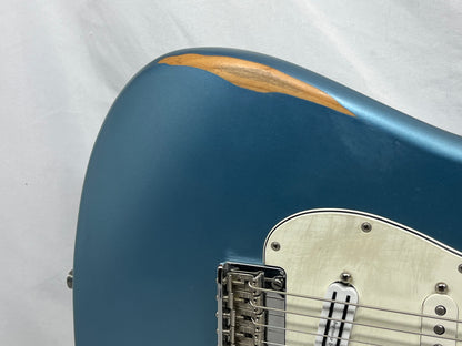 Fender Player Stratocaster Strat Electric Guitar MIM - Made in Mexico - Home-Distressed Tidepool