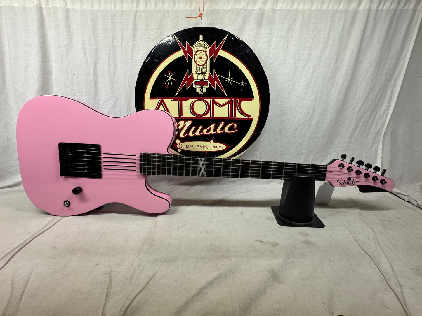 Schecter Diamond Series Machine Gun Kelly Signature Model PT Singlecut Guitar 2022 - Pink