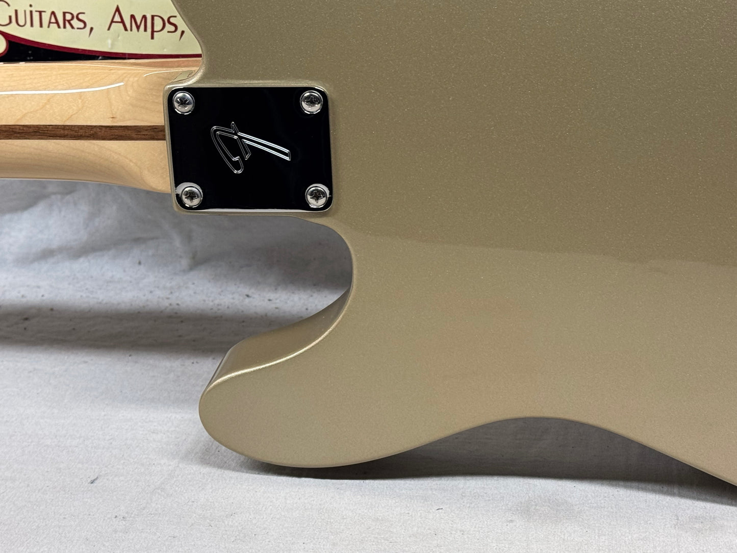 Fender Chris Shiflett Telecaster Deluxe Guitar with Case 2019 - Shoreline Gold / Rosewood fingerboard