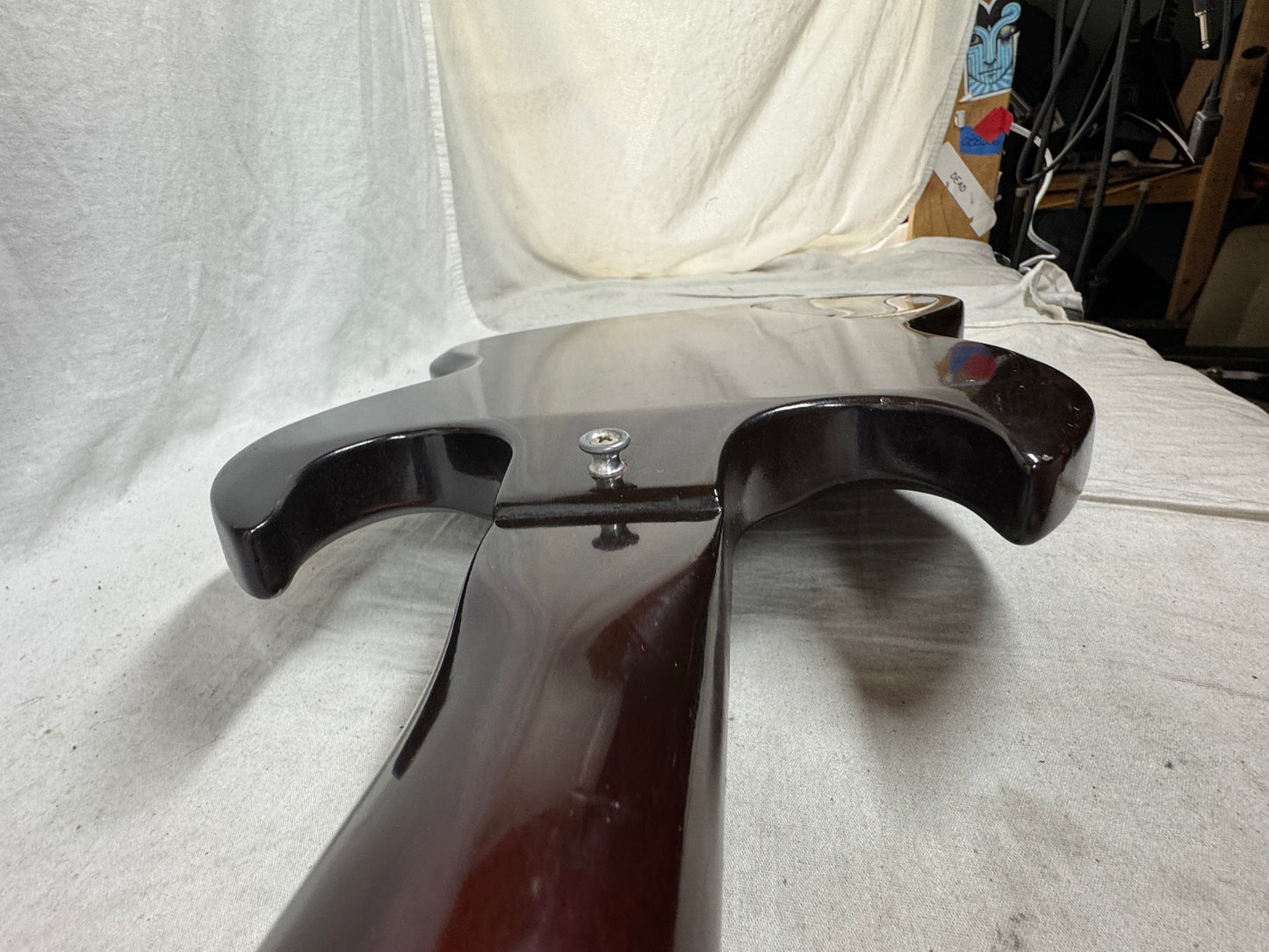 Gibson SG Junior jr Guitar with Chipboard Case 1967 - Dark Cherry