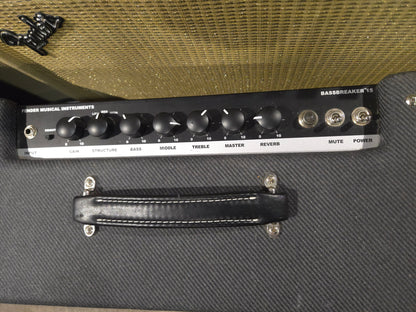 Fender Bassbreaker 15 15-Watt 1x12" Guitar Combo 2016 - 2024 - Gray Tweed - Local Pickup Only