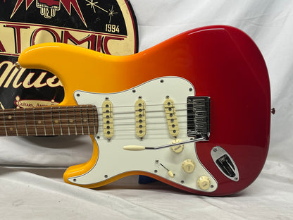 Fender Player Plus Stratocaster Strat Left-Handed Lefty Electric Guitar MIM - Made in Mexico - Tequila Sunrise