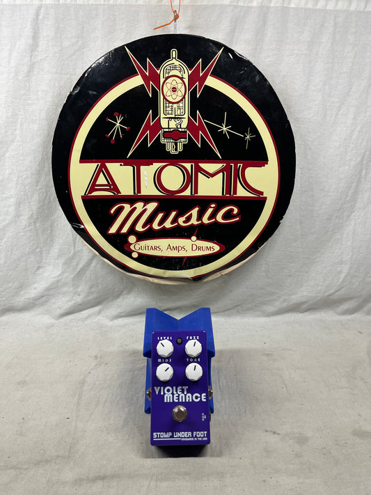 Stomp Under Foot Violet Menace Fuzz Pedal