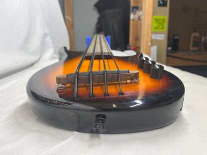 Kala UBass SUB4FS Doublecut 4-String Electric Ukulele Bass - Sunburst
