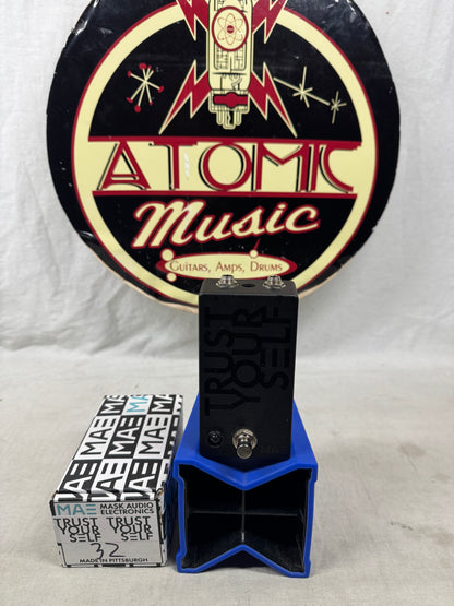 Mask Audio Electronics MAE Trust Yourself Distortion Pedal with Box