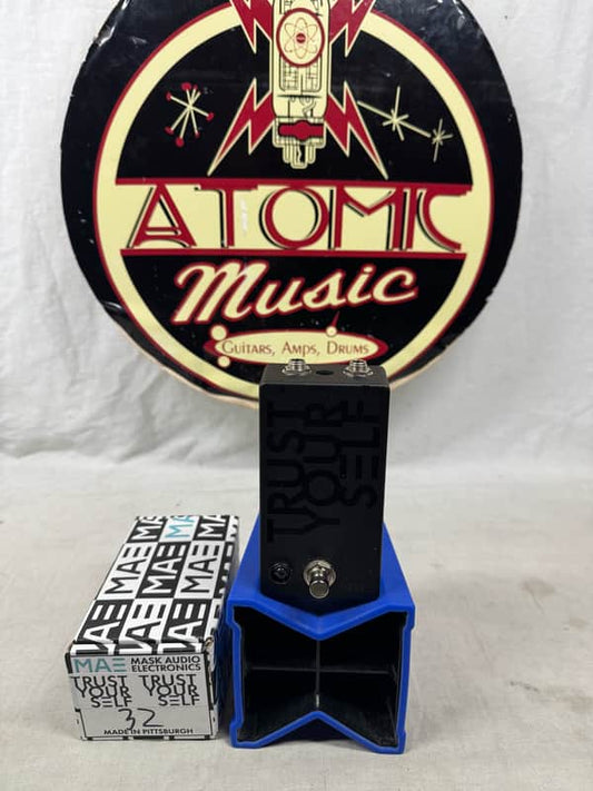 Mask Audio Electronics MAE Trust Yourself Distortion Pedal with Box