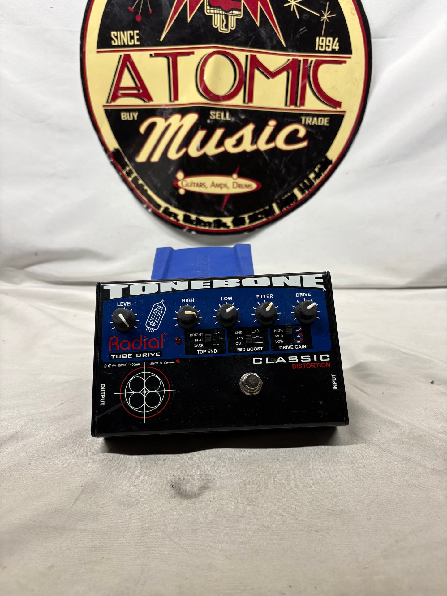 Radial Engineering ToneBone Series Classic Distortion Pedal with Power Supply