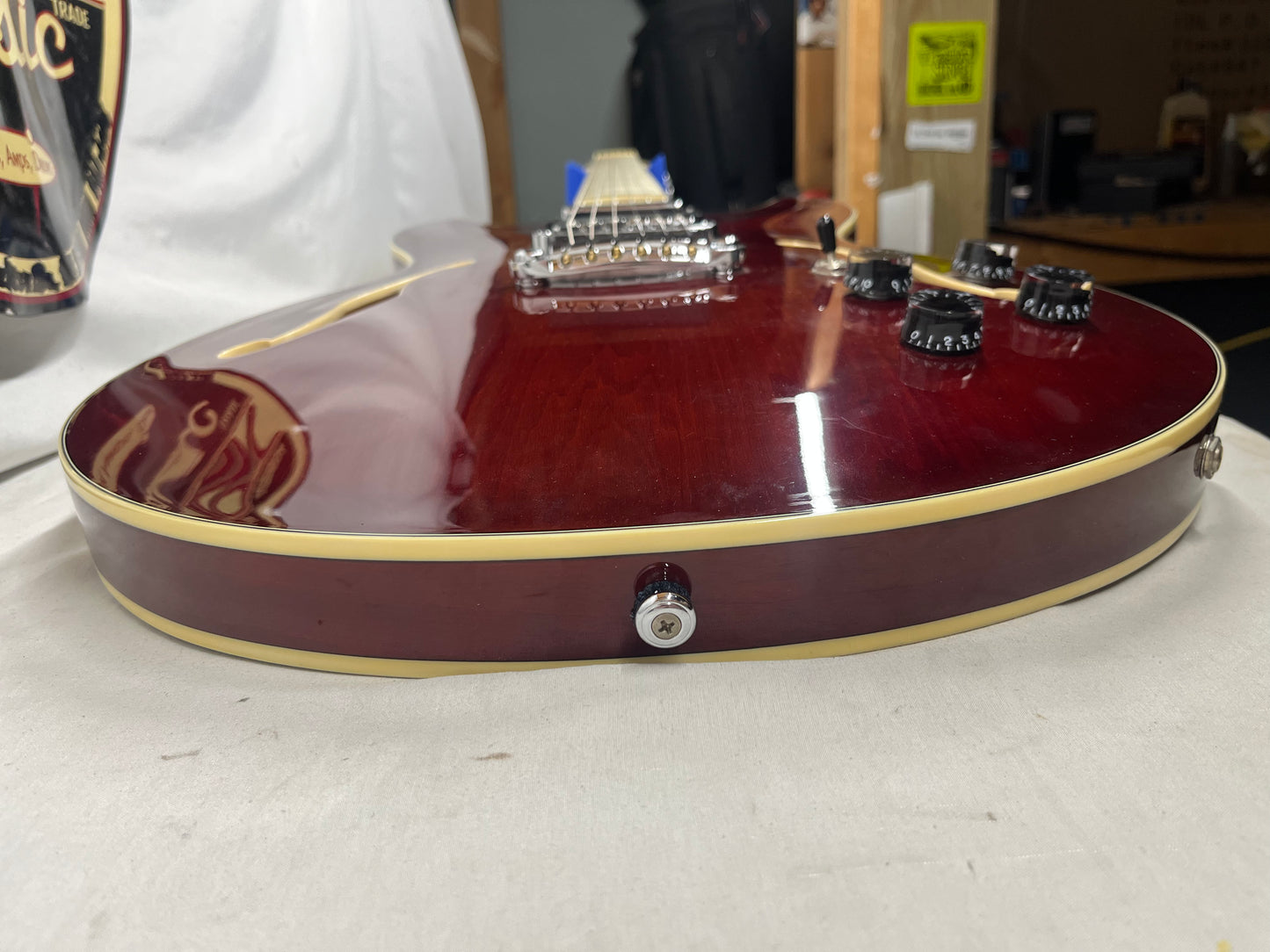 Ibanez Artcore Series AS73 Semi-Hollow Body Electric Guitar - Transparent Cherry Red