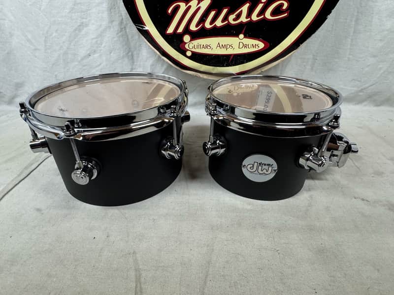 DW Drum Workshop Design Series Concert Tom 2-pack Pair - 8" & 6" - Image 5