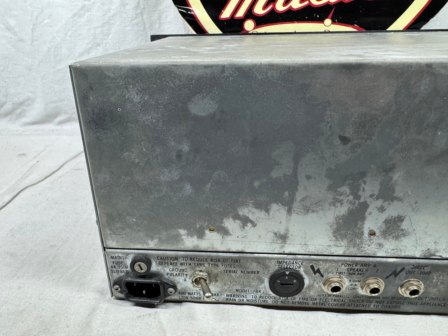 Rivera TBR-1M tbr1m tbr 1 tbr1 m Rackmount Tube Guitar Amplifier Head - Local Pickup Only