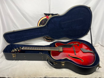 Peerless Leela Arctop Hollow Body Electric Guitar with Hard Case