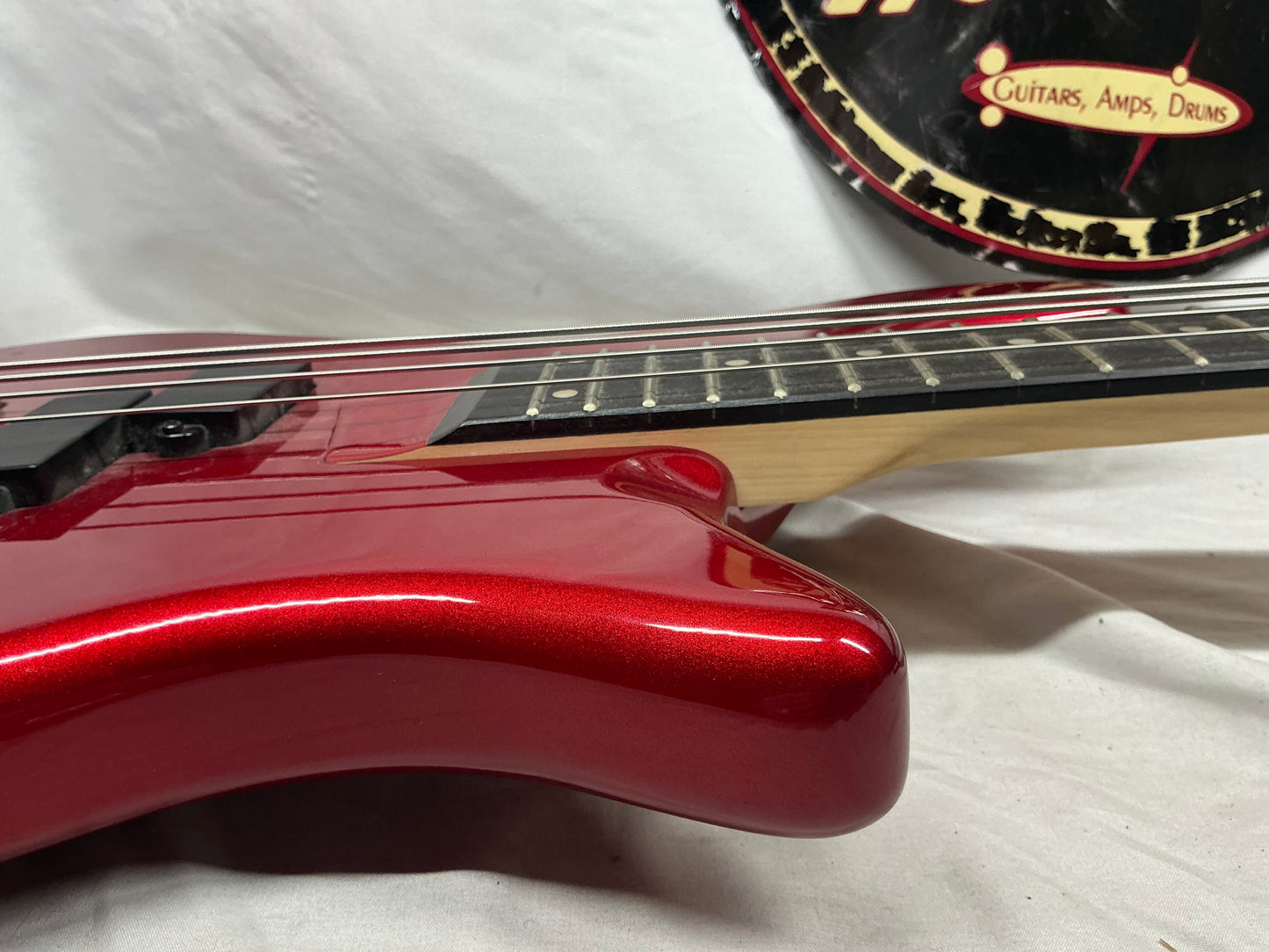 Rogue LX200B-PBK Series III 4-String Bass 2010s - Candy Apple Red