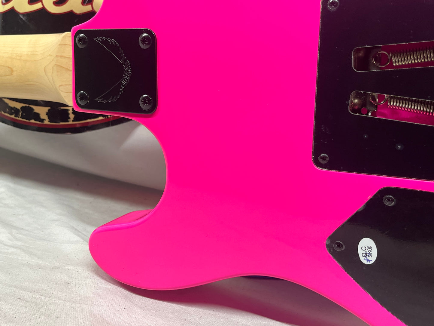 Dean Custom Zone Doublecut HH Electric Guitar  - Fluorescent Pink