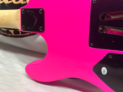 Dean Custom Zone Doublecut HH Electric Guitar  - Fluorescent Pink