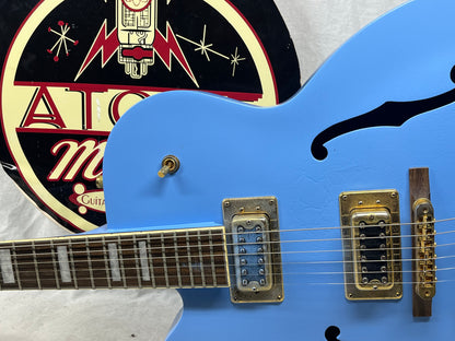 Gretsch G5191 Tim Armstrong Lefty Left-Handed Semi-Hollow Body Electric Guitar -- Spray Painted