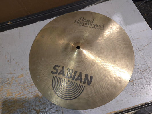 Sabian 16" HH Hand Hammered Rock Crash Cymbal 1992 - 2007 - Brilliant
