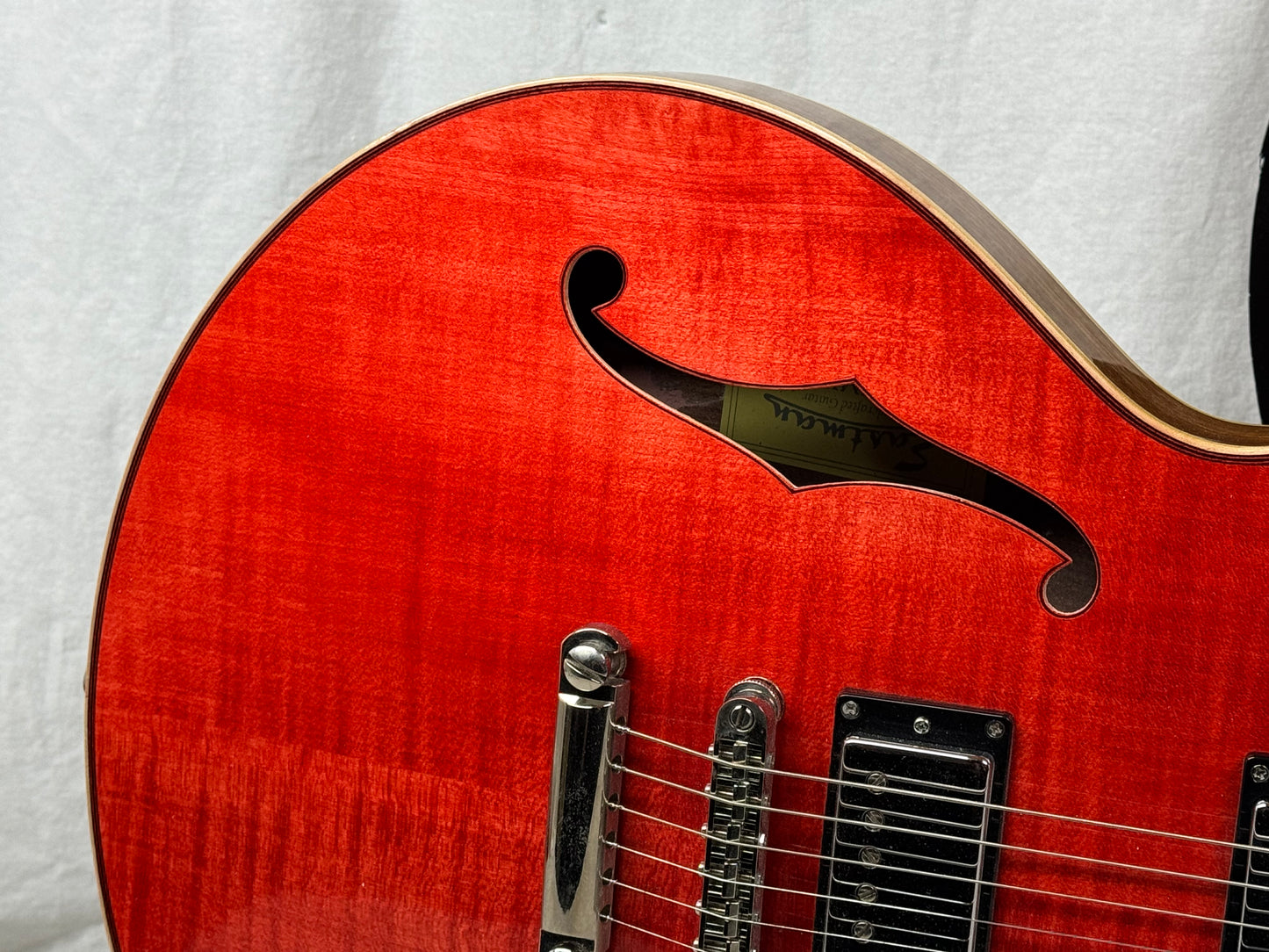 Eastman T185MX-BD t185mx Thinline Semi-Hollowbody Guitar with Case
