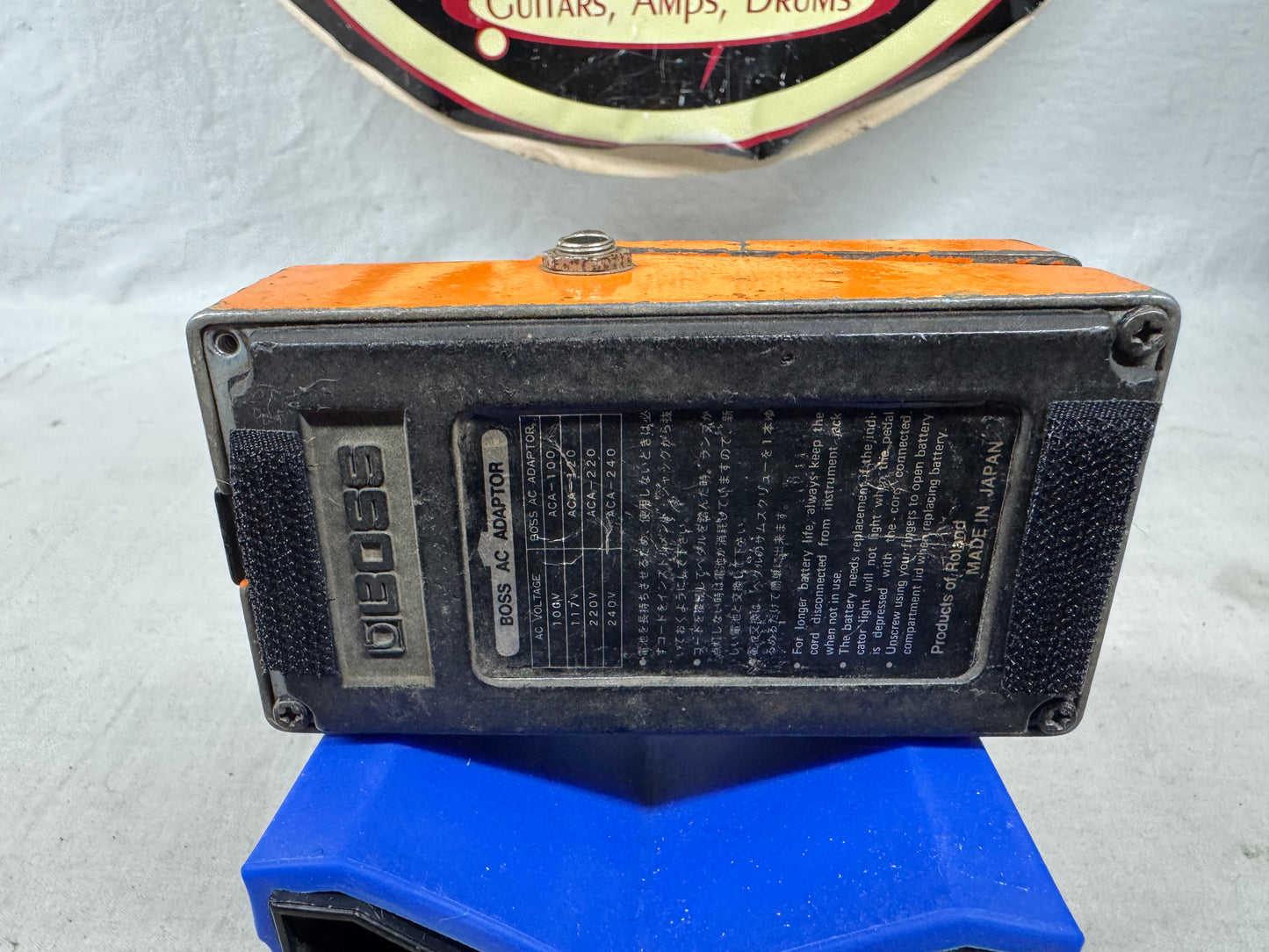 Boss DS-1 ds1 Distortion Pedal - TA7136AP OpAmp - Black Label / MIJ Made In Japan / ACA 12v power 1983