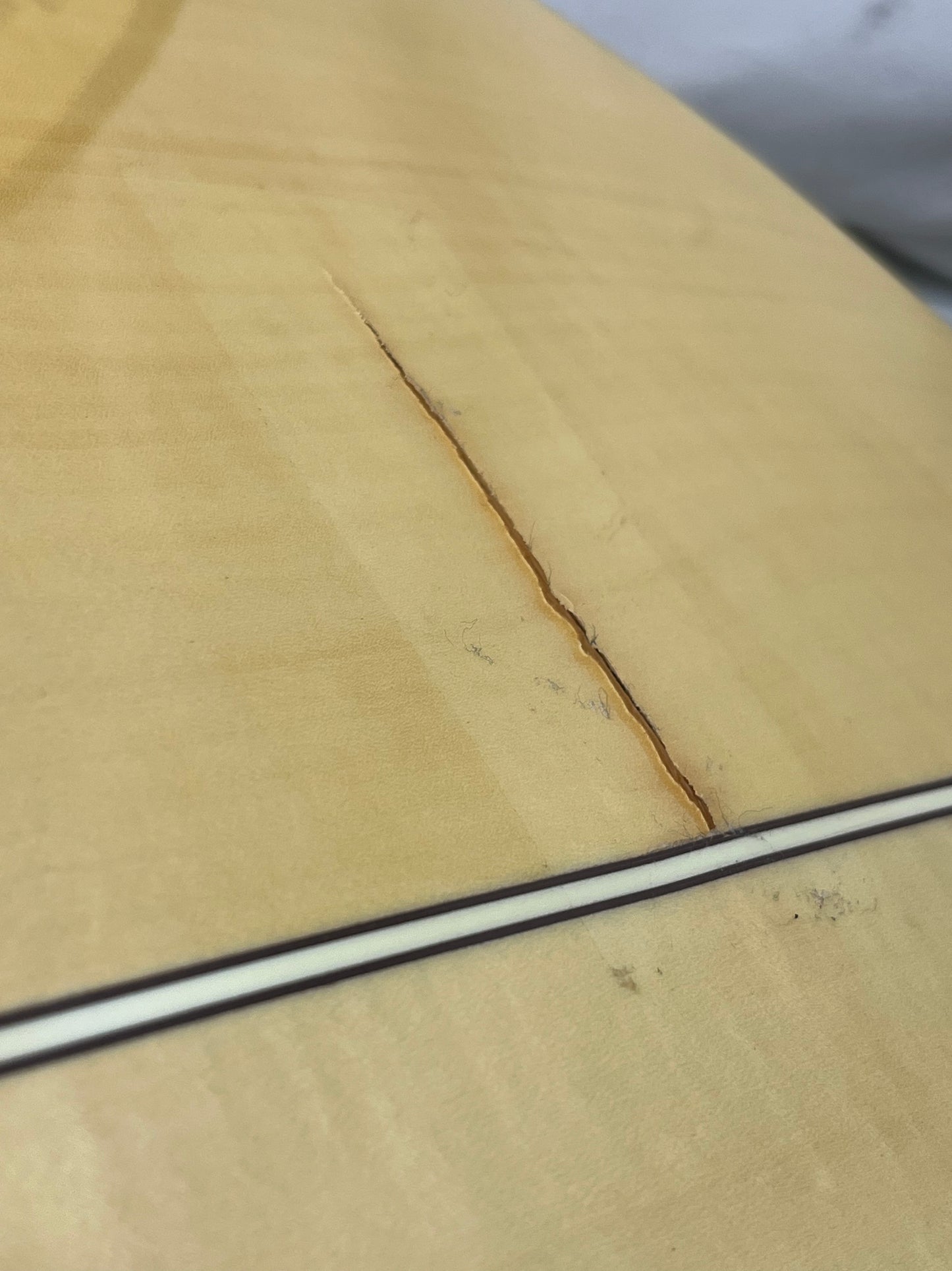 Takamine EG523SC-12 12-String Acoustic Electric Guitar - Crack in the Back