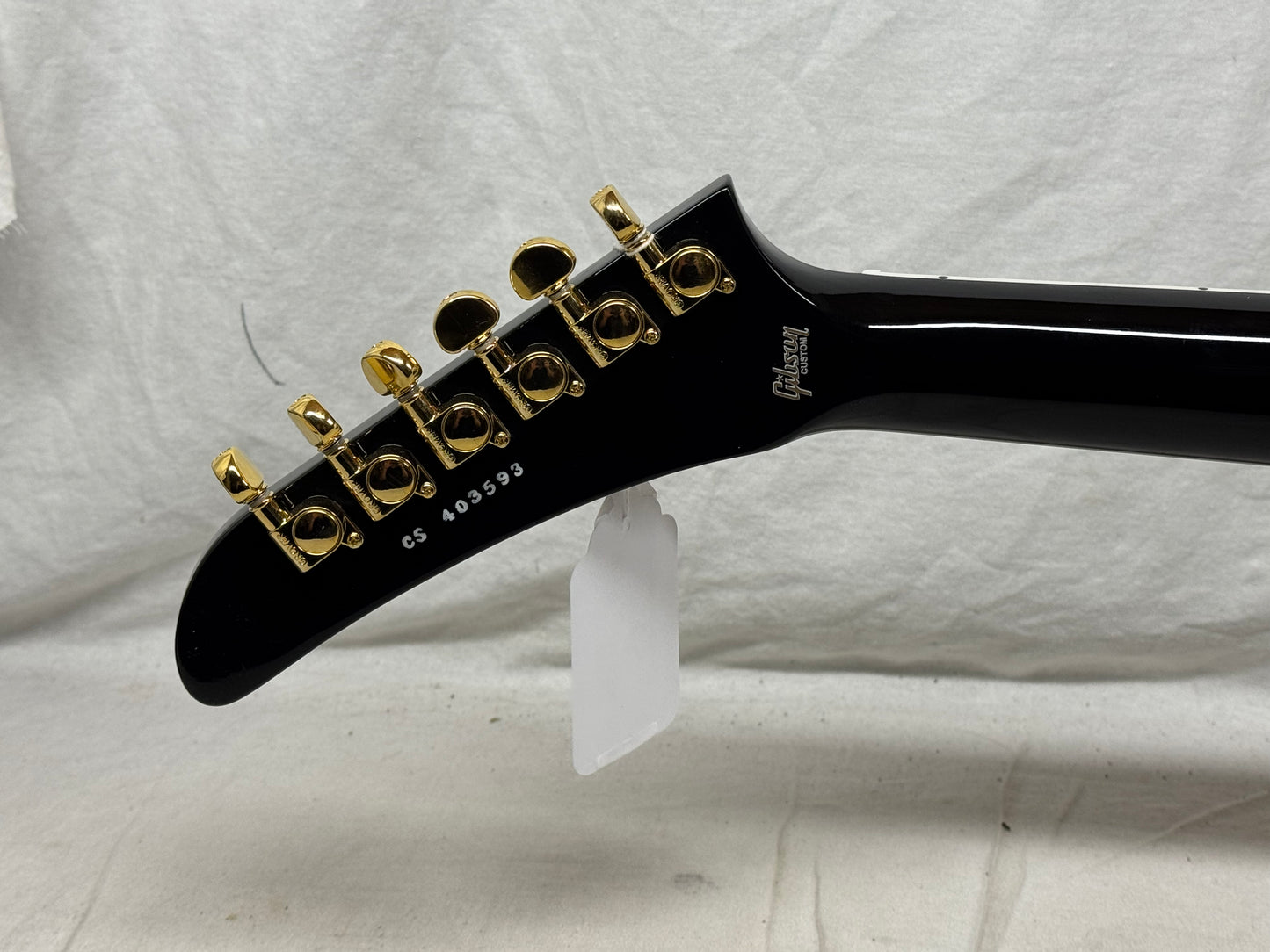 Gibson USA Custom Shop Explorer Custom Guitar with COA + Case 2024 - Ebony / Black