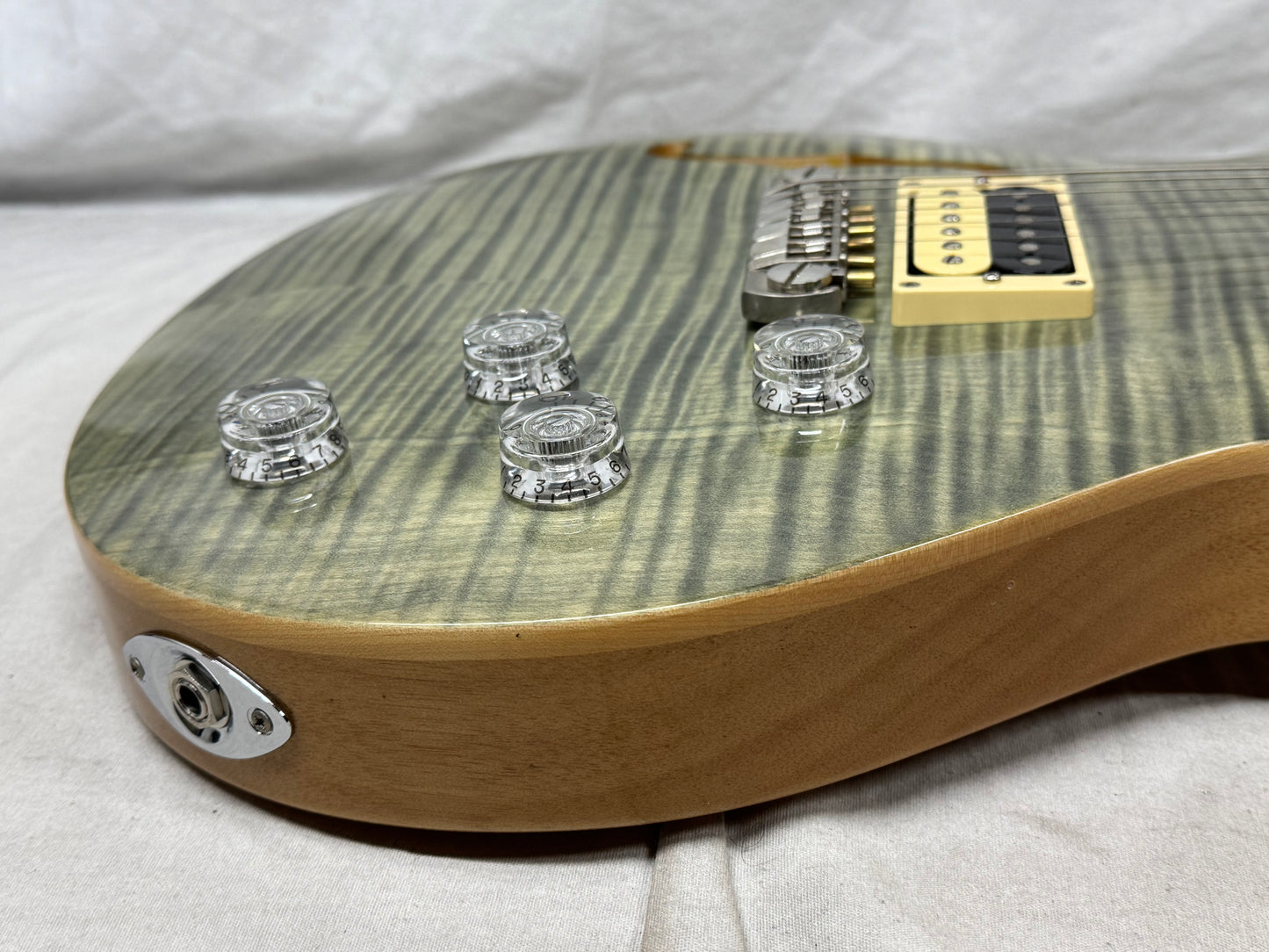 PRS Paul Reed Smith SE Zach Myers (Shinedown) SH Signature Singlecut Semi-Hollowbody Guitar 2014 - Trampas Green
