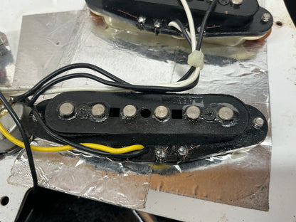 Warmoth Partscaster S-Style - Black - Needs Re-Fret