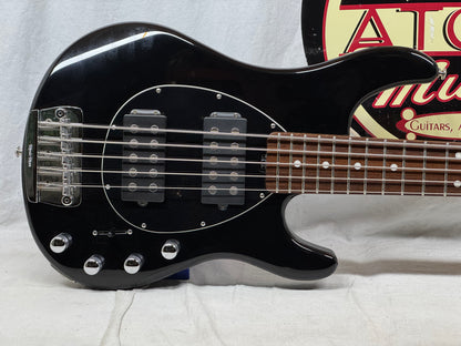 Ernie Ball Music Man USA Sterling 5 HH 5-string Bass 2014 - Black