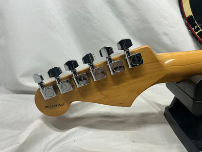 Fender Highway One Stratocaster Guitar 2002 - Crimson Red Transparent / Maple neck