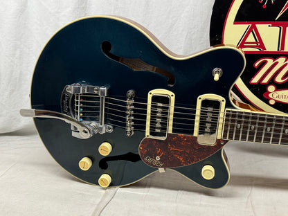 Gretsch G2655T-P90 Streamliner Center Block Jr. Double-Cut P90 Guitar with Bigsby + Case 2021 - Two-Tone Midnight Sapphire