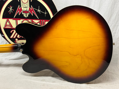 Epiphone Sheraton II 2 Semi-Hollowbody Guitar with Case - MIK Korea 2003 - Vintage Sunburst