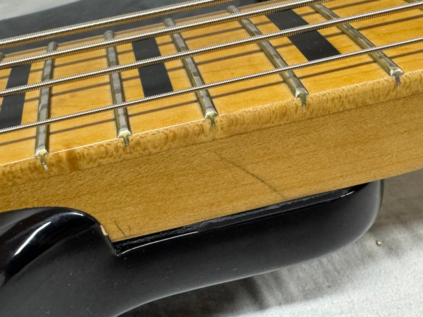 Sandberg California Ida Nielsen Signature 4-string Bass - Soft Aged Black / Birdseye Maple neck