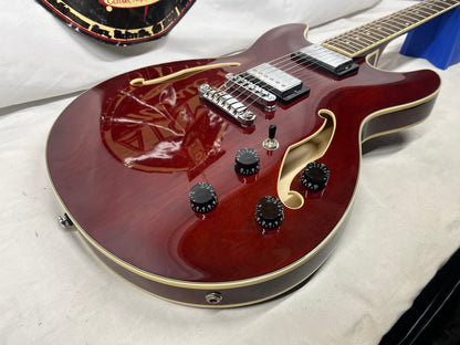 Ibanez Artcore Series AS73 Semi-Hollow Body Electric Guitar - Transparent Cherry Red