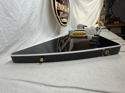 Gibson USA Custom Shop Explorer Custom Guitar with COA + Case 2024 - Ebony / Black