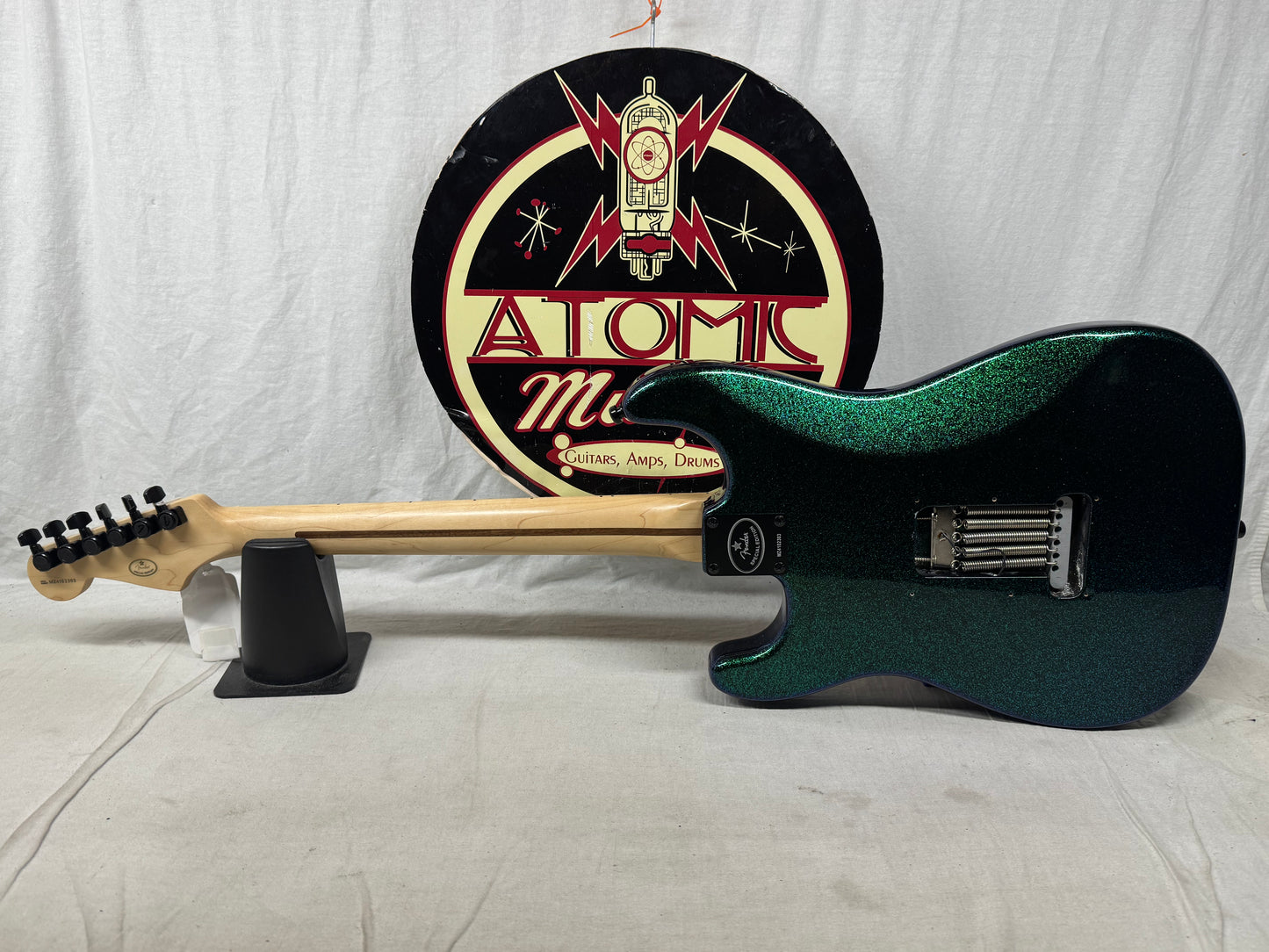 Fender Special Edition FSR Flip Flop Standard Stratocaster Guitar - upgraded! 2004 - Green-Blue