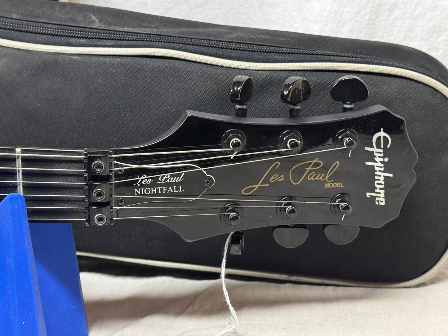 Epiphone Limited Edition Custom Shop Les Paul Nightfall with Gig Bag 2010 - Ebony / Black