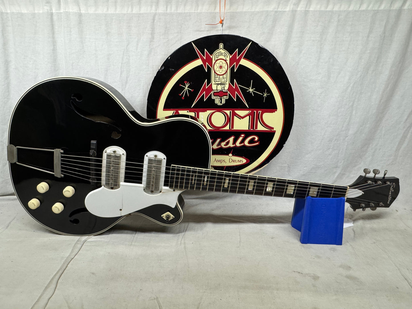 Sears Silvertone H1427 Espanada Archtop Hollowbody Guitar with Case 1965