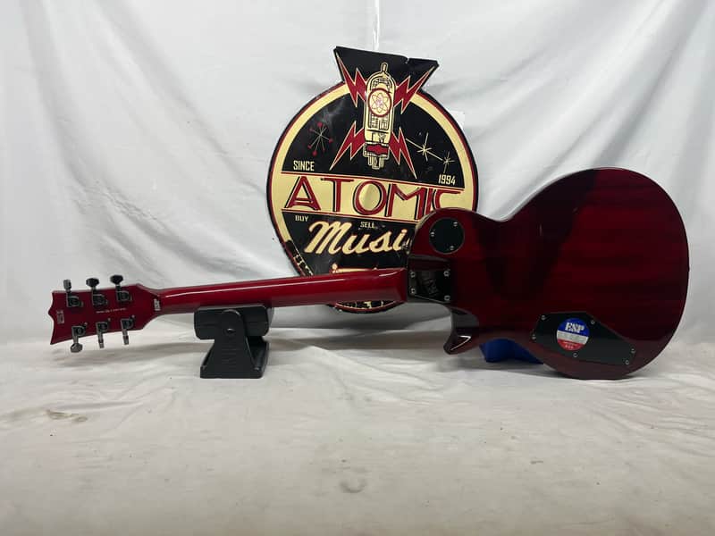 ESP LTD EC-100QM Singlecut HH Electric Guitar - Image 8