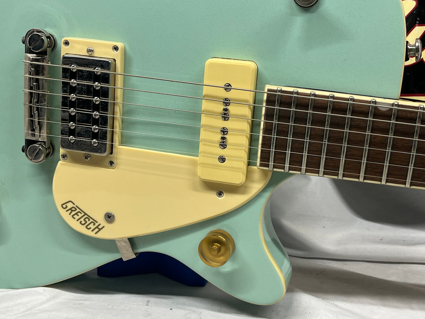 Gretsch G2215-P90 Streamliner Junior Jet Club Singlecut Electric Guitar - Mint Metallic