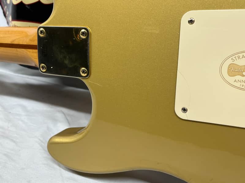 Fender 50th Anniversary Golden Stratocaster Strat Electric Guitar - Image 14