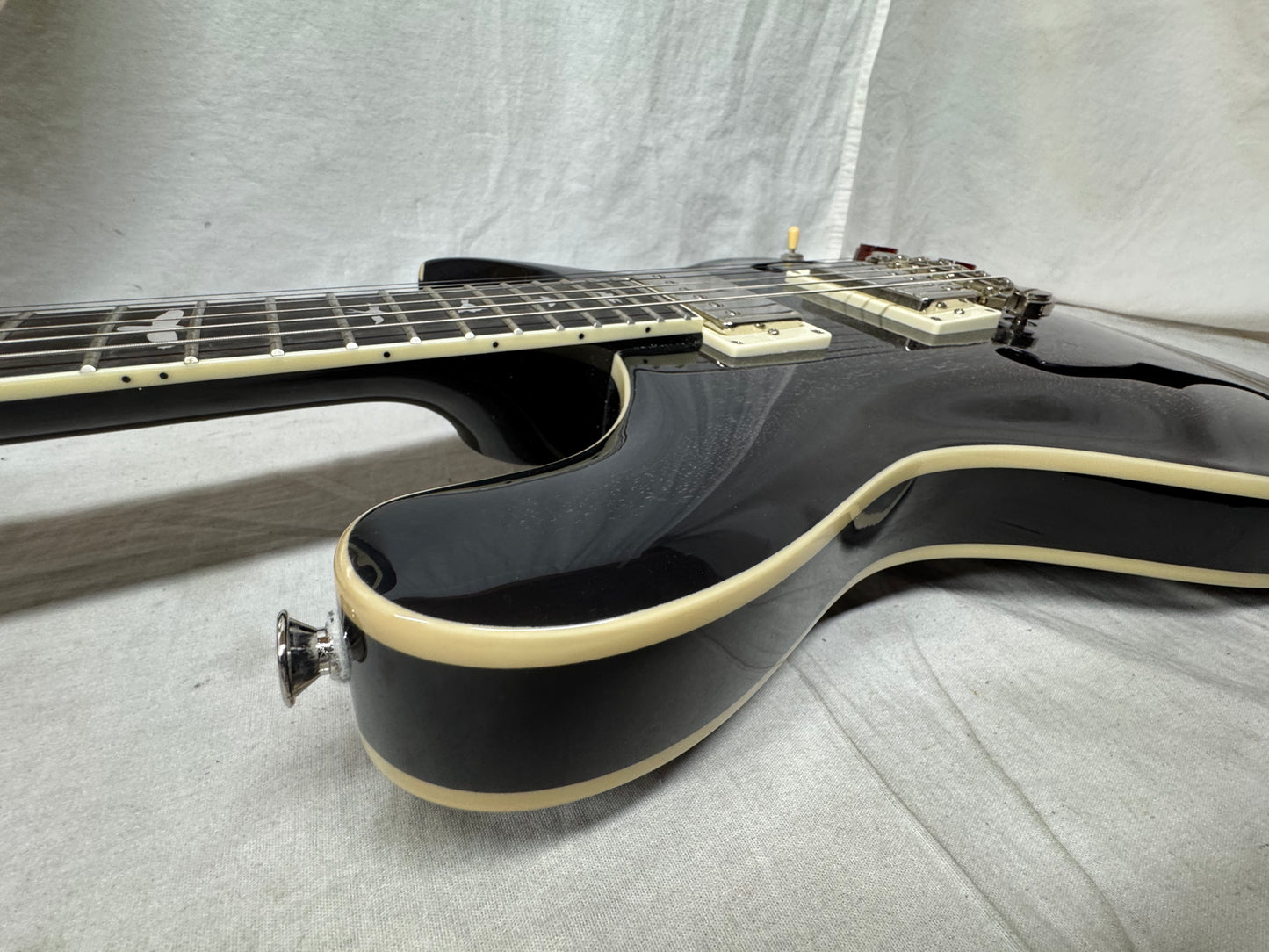 PRS Paul Reed Smith SE HBPEIBDH Hollowbody Standard Piezo Guitar with Case 2024 - Dog Hair Smokeburst