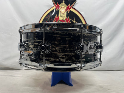 DW Collector's Series Snare Maple 333 14" x 5.5" - Black Oyster Glass