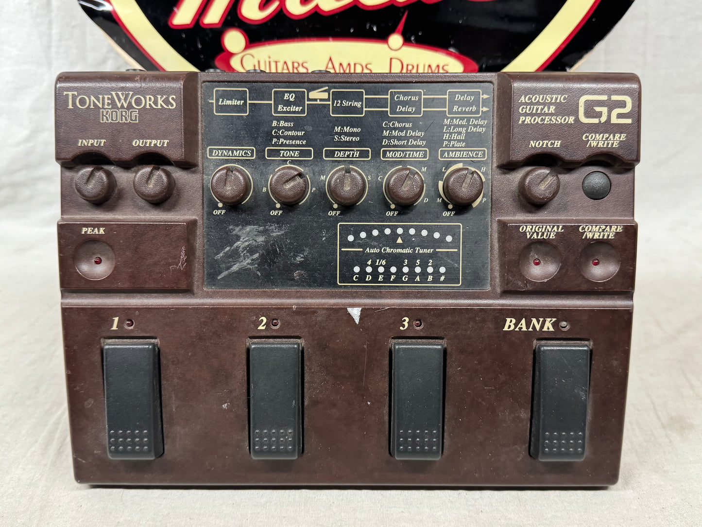 Korg ToneWorks G2 Acoustic Guitar Processor Pedal