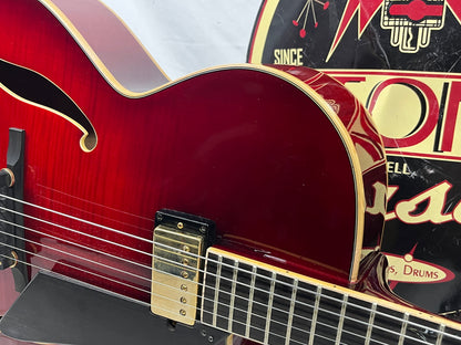 Peerless Leela Arctop Hollow Body Electric Guitar with Hard Case