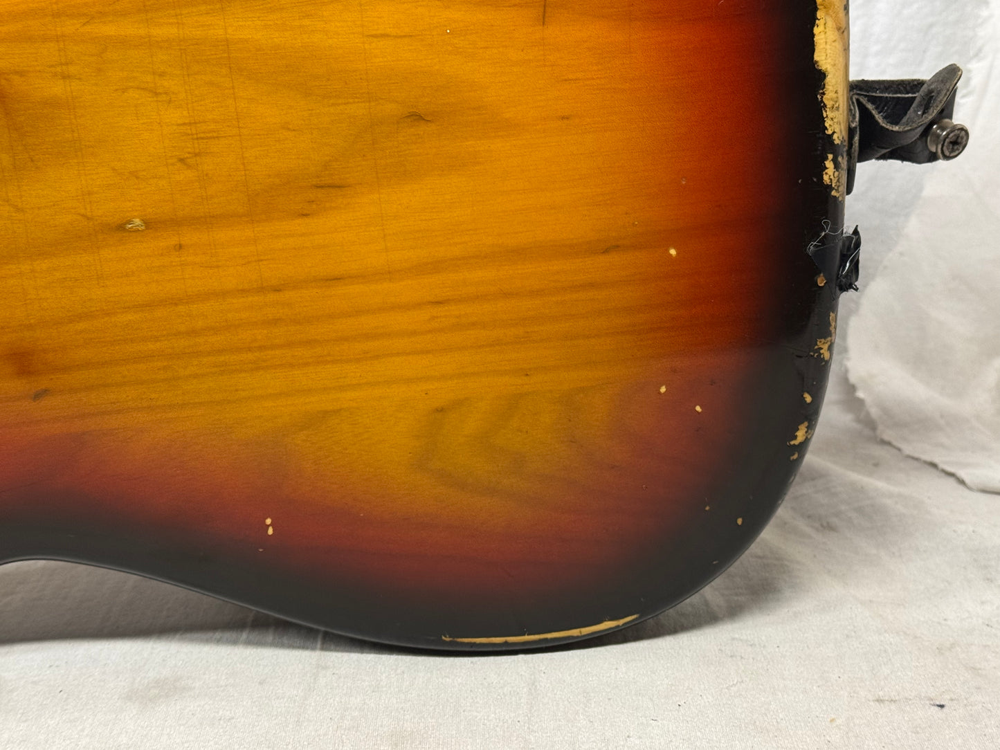 Fender PARTS BASS ? Fretless Precision Bass 4-string P-Bass with Case 1970s - 3-Color Sunburst / Maple neck