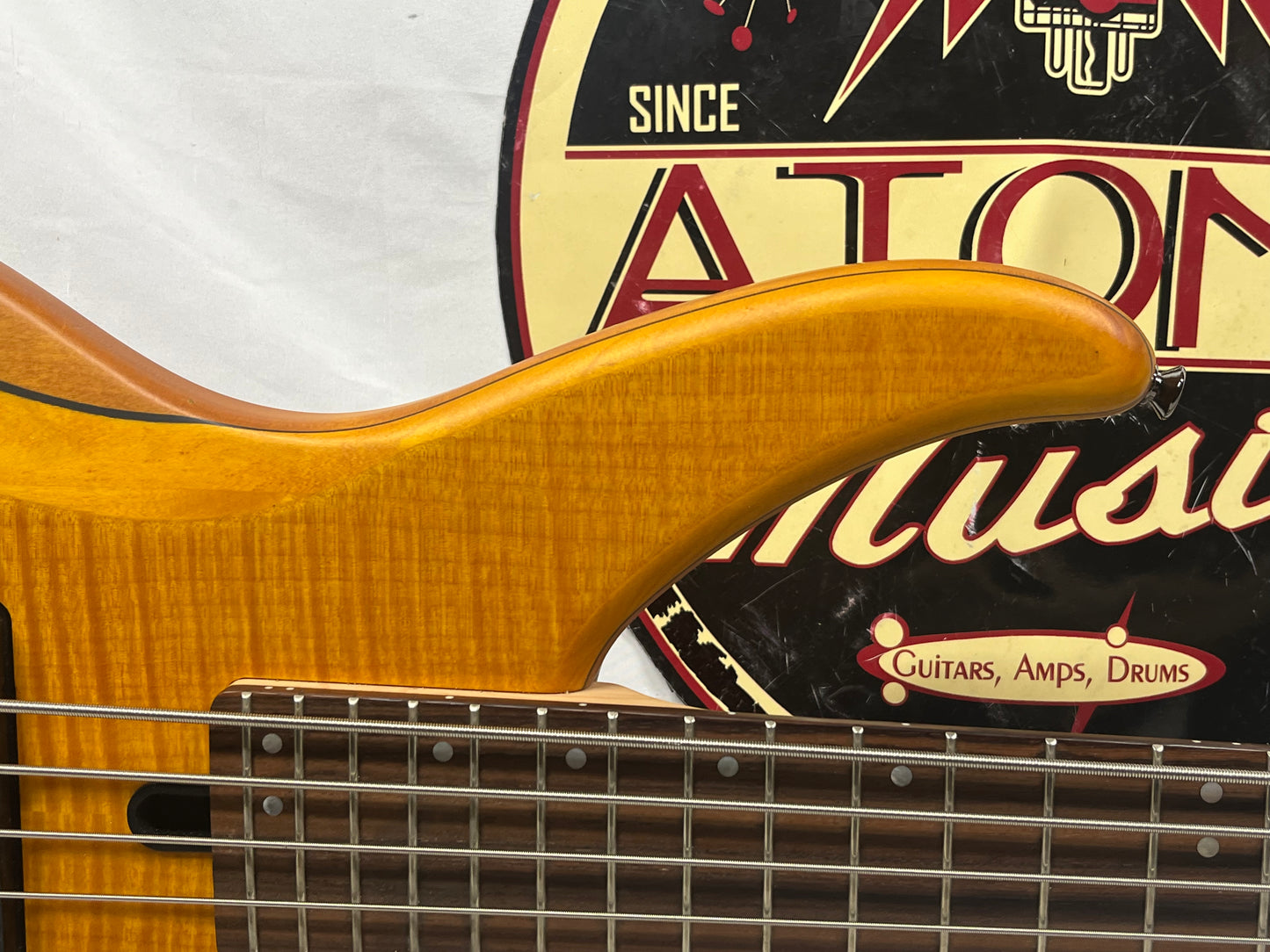 Yamaha TRBX605FM 5-String Electric Bass- Matte Amber