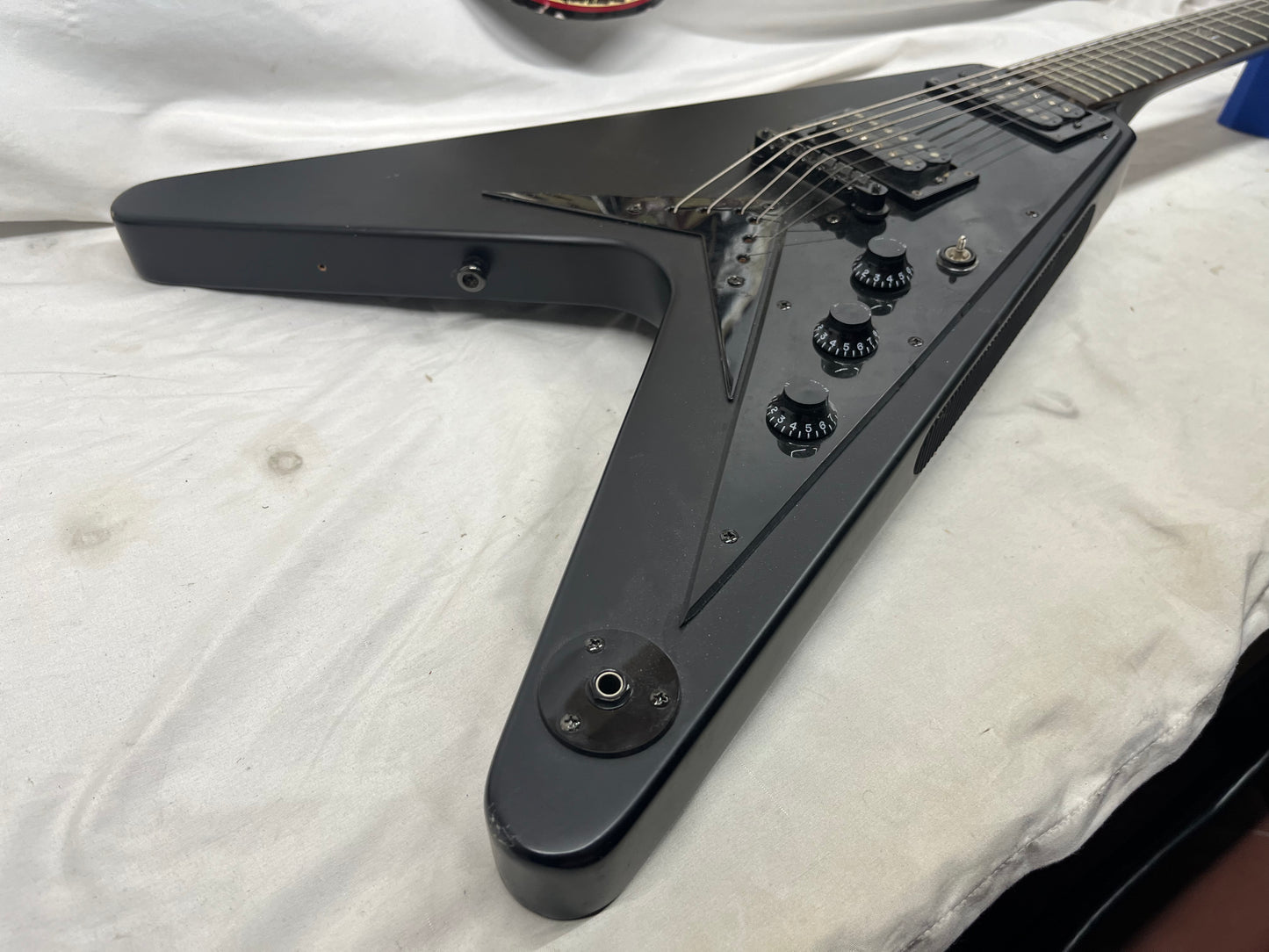 Epiphone Flying V Goth '58 Electric Guitar 2003 - Pitch Black